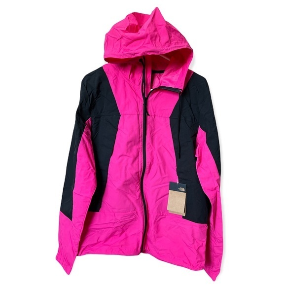 The North Face Other - The North Face Peril WindWall Mountain Zip Wind Jacket Mr. Pink TNF Black